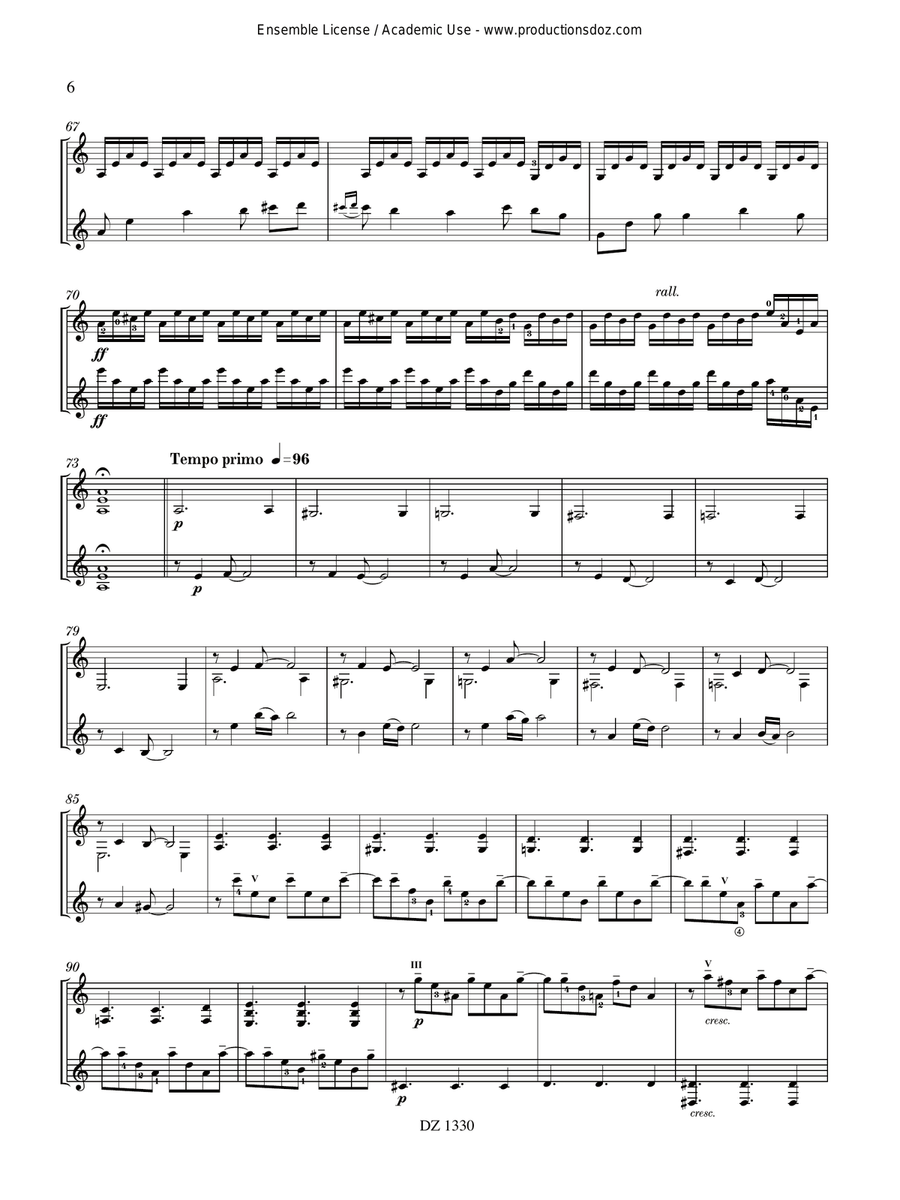 Illusion chimérique Illusion chimérique Classical Guitar scores gallery preview page 6