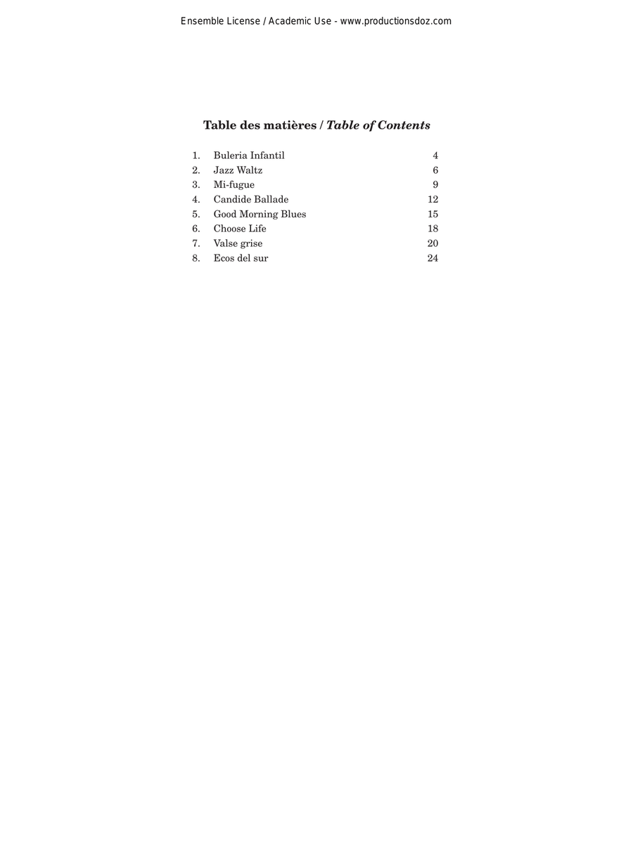 Album de vacances, vol. 6 / 8 Pièces caractéristiques Classical Guitar scores gallery preview page 2