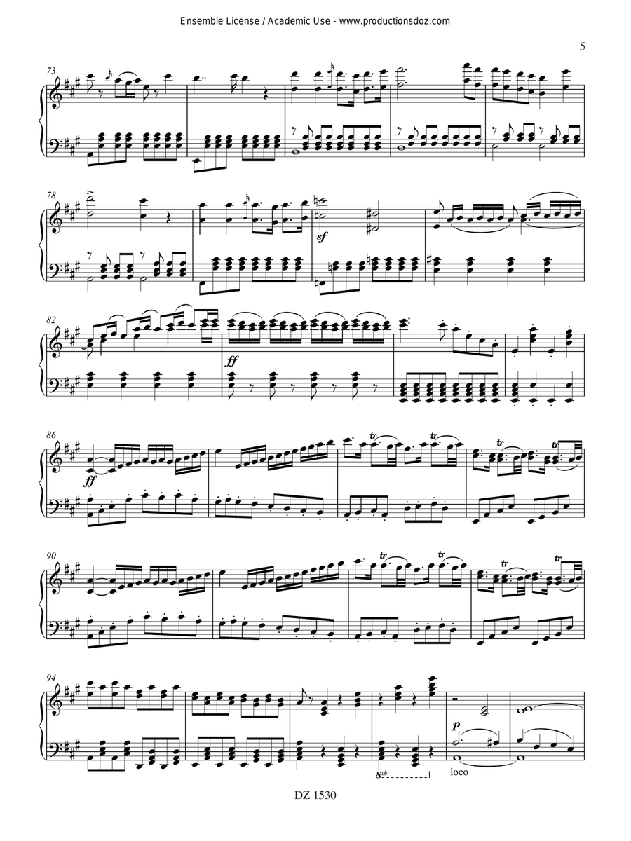 Concerto in A, opus 30 (réduction de piano) Cello scores gallery preview page 5