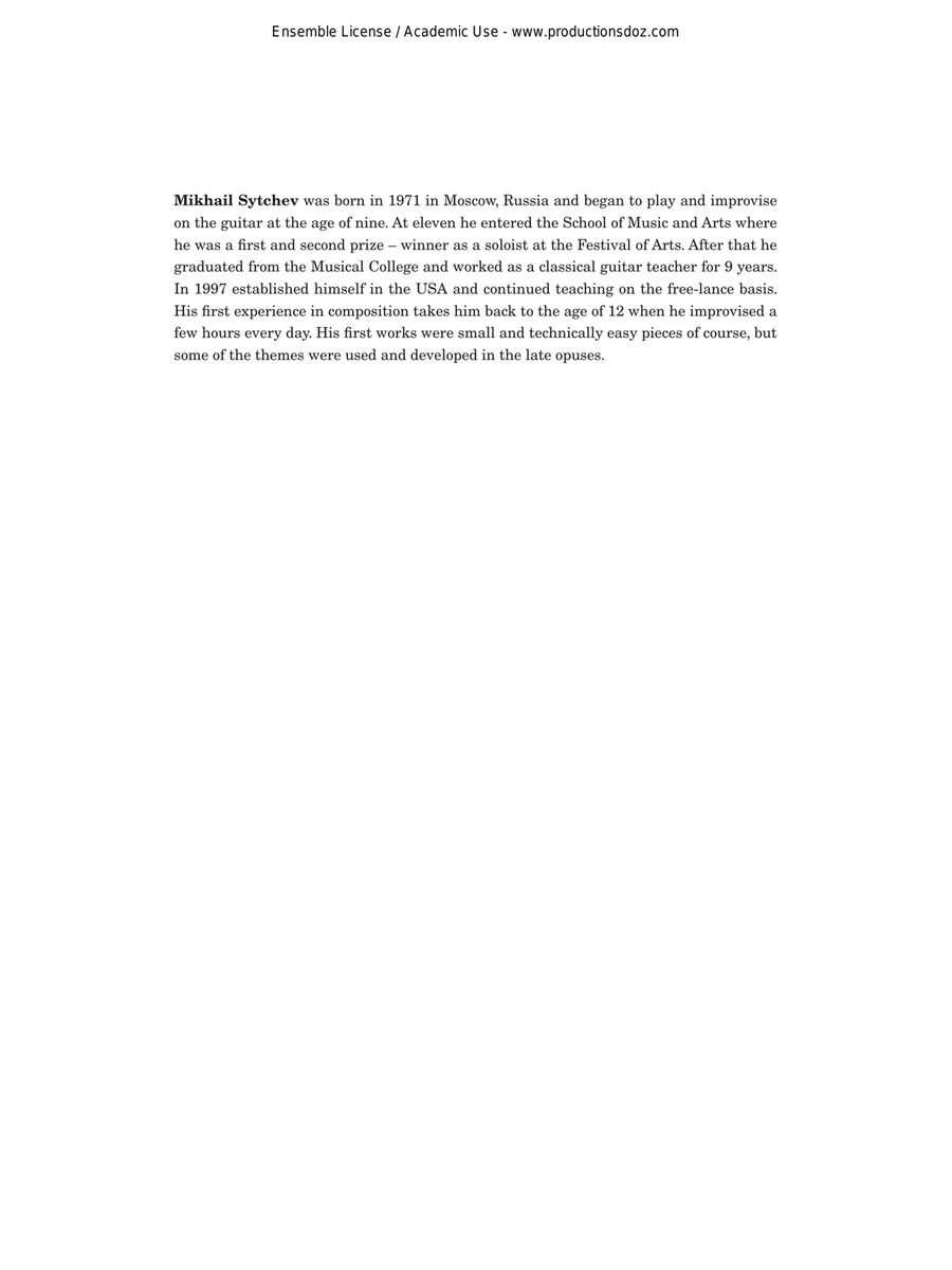 Farewell Serenade Farewell Serenade Classical Guitar scores gallery preview page 2