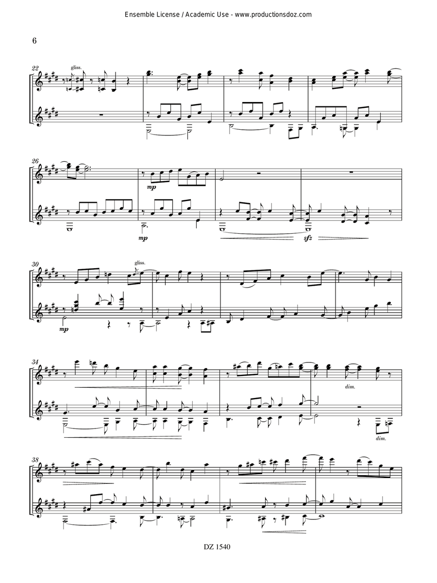 Duos d’Amérique latine Duos d’Amérique latine Classical Guitar scores gallery preview page 6