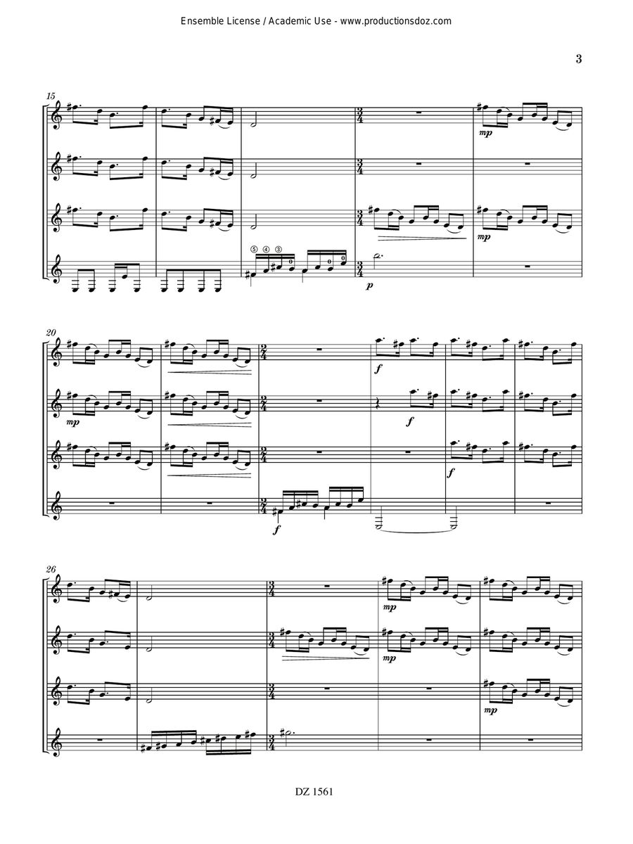Brethren, We Have Met Brethren, We Have Met Guitar Ensemble scores gallery preview page 3