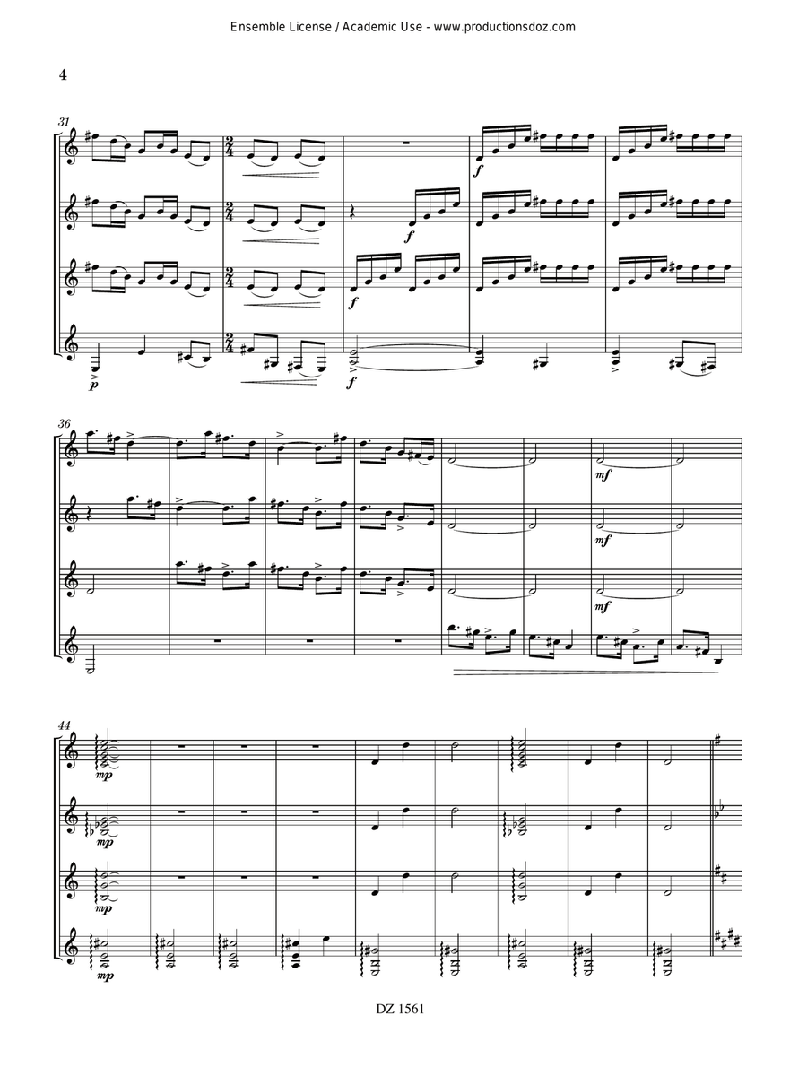 Brethren, We Have Met Brethren, We Have Met Guitar Ensemble scores gallery preview page 4