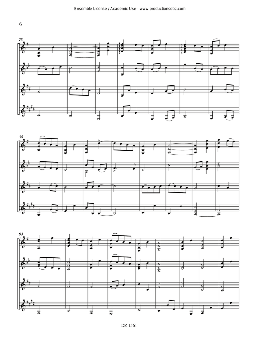 Brethren, We Have Met Brethren, We Have Met Guitar Ensemble scores gallery preview page 6