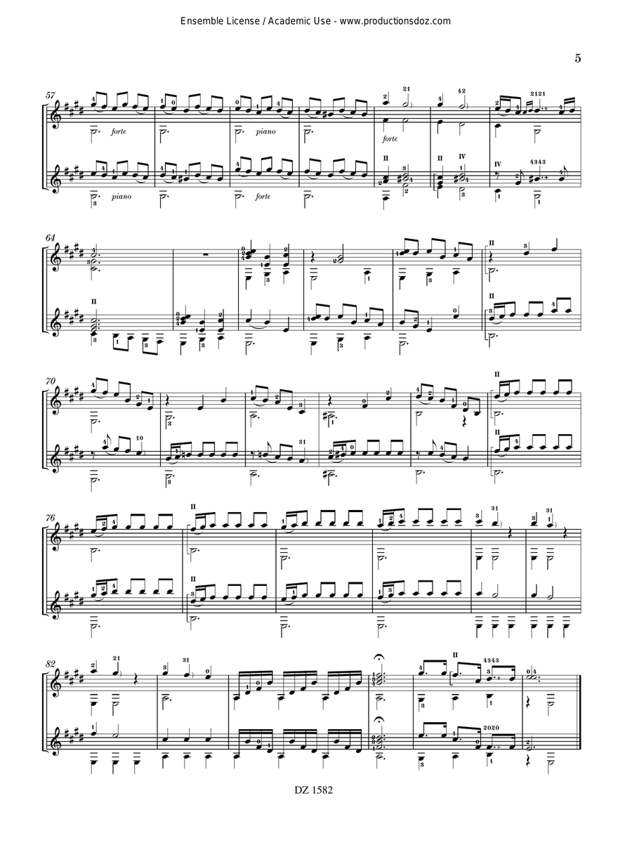 Duetto Duetto Classical Guitar scores gallery preview page 5