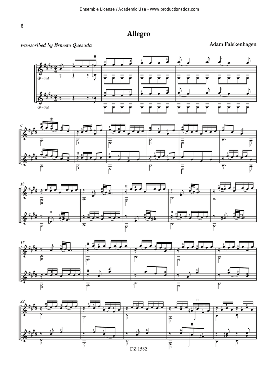 Duetto Duetto Classical Guitar scores gallery preview page 6