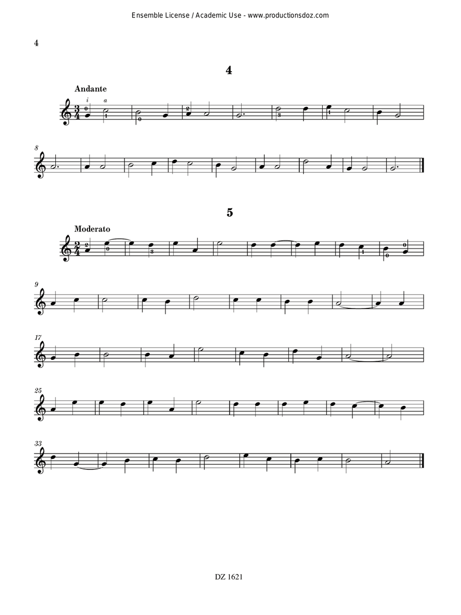 50 études progressives, vol. 1 Classical Guitar scores gallery preview page 4