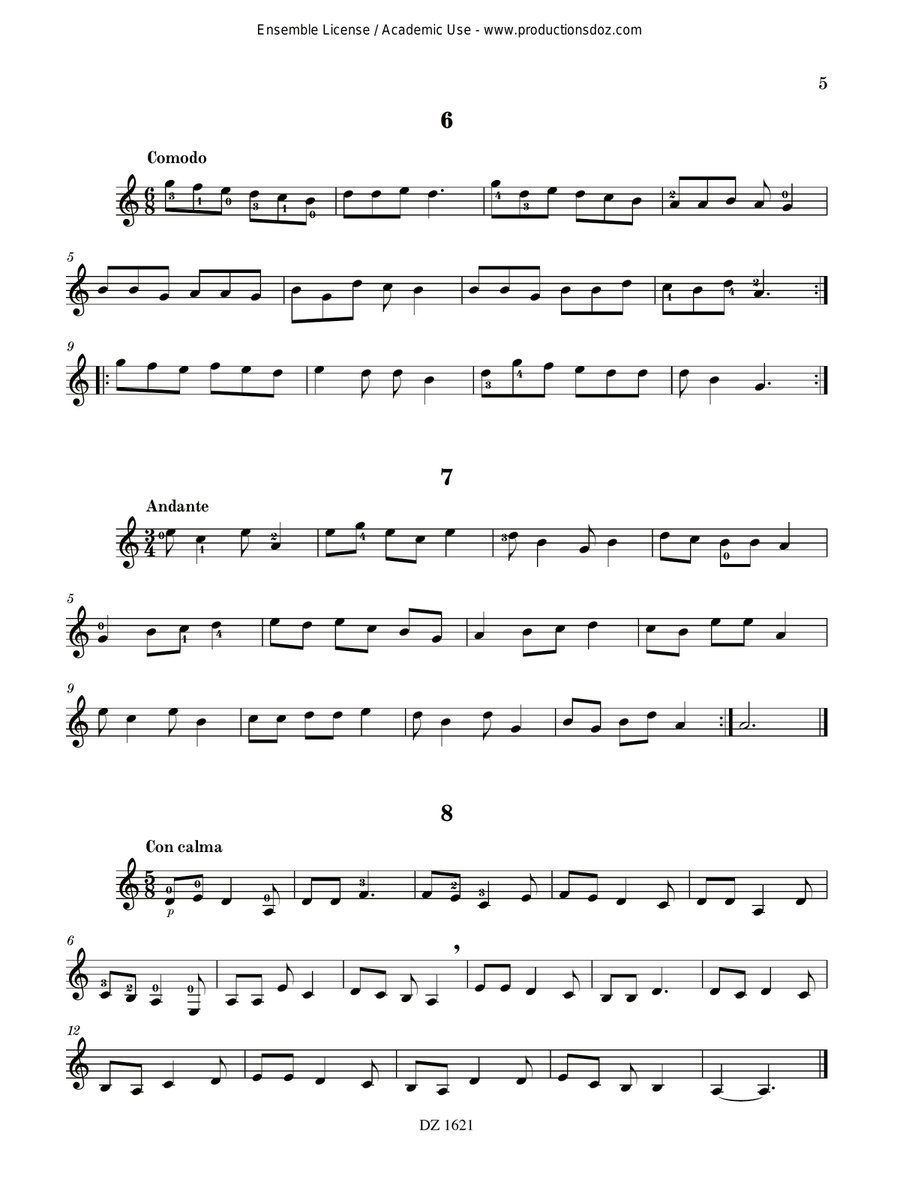 50 études progressives, vol. 1 Classical Guitar scores gallery preview page 5