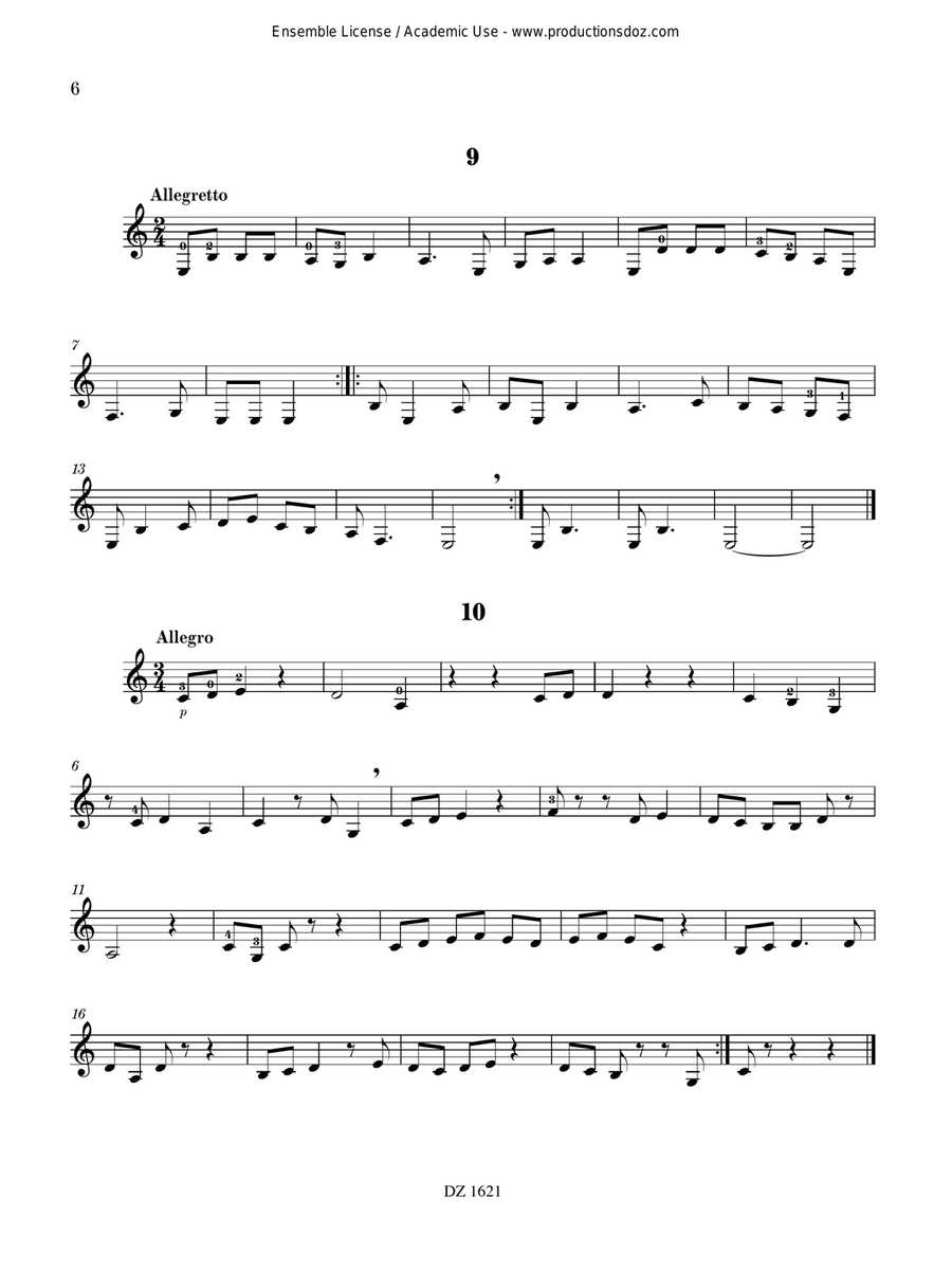 50 études progressives, vol. 1 Classical Guitar scores gallery preview page 6
