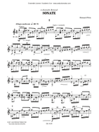 Sonate Classical Guitar scores gallery preview page 3