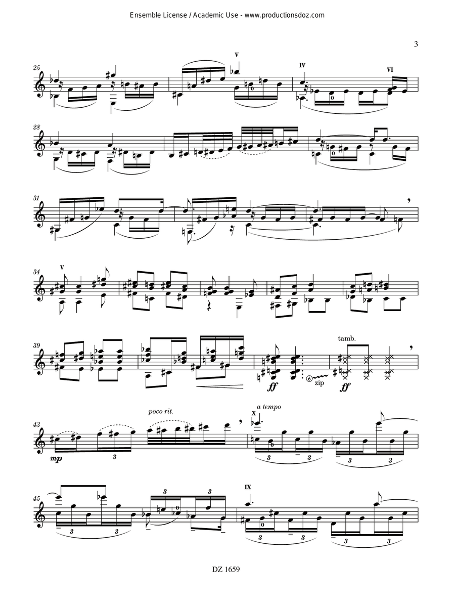 4 Caras 4 Caras Classical Guitar scores gallery preview page 3