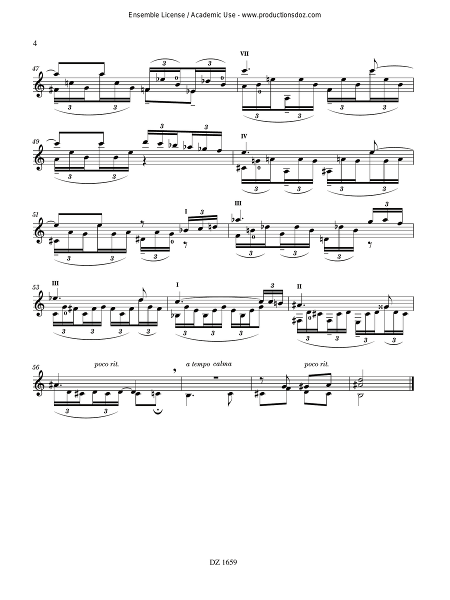 4 Caras 4 Caras Classical Guitar scores gallery preview page 4