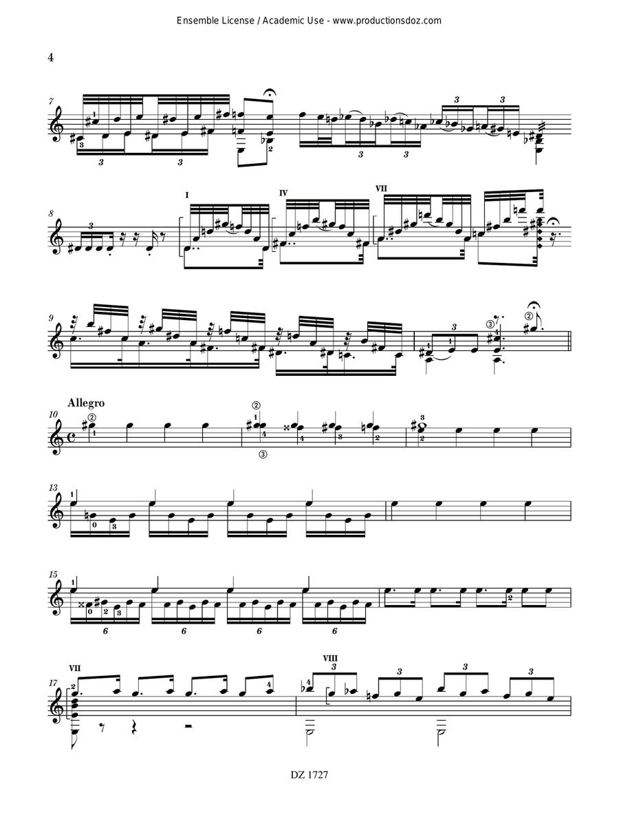 Sonatina Sonatina Classical Guitar scores gallery preview page 5