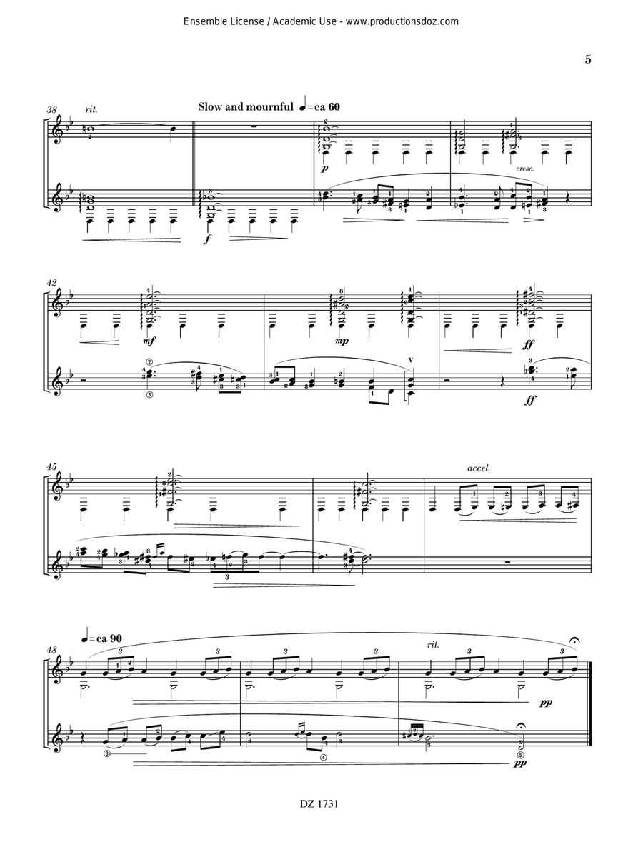 Beings Beings Classical Guitar scores gallery preview page 5