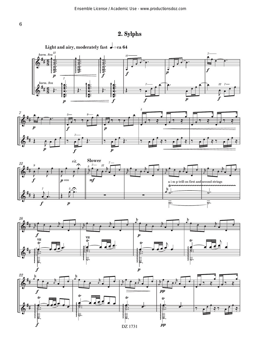 Beings Beings Classical Guitar scores gallery preview page 6