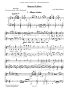 Sonata Lírica Guitar Duet scores gallery preview page 3