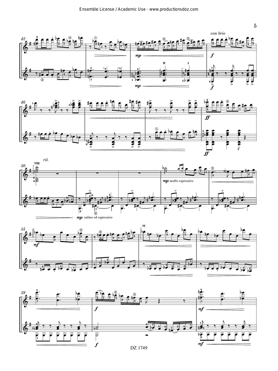 Sonata Lírica Sonata Lírica Classical Guitar scores gallery preview page 5