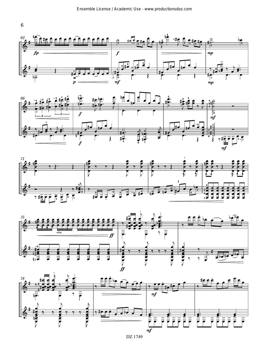 Sonata Lírica Sonata Lírica Classical Guitar scores gallery preview page 6