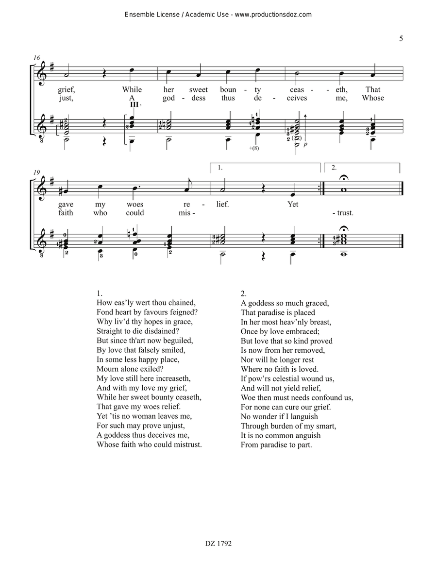 The Second Book of Ayres The Second Book of Ayres Classical Guitar scores gallery preview page 5