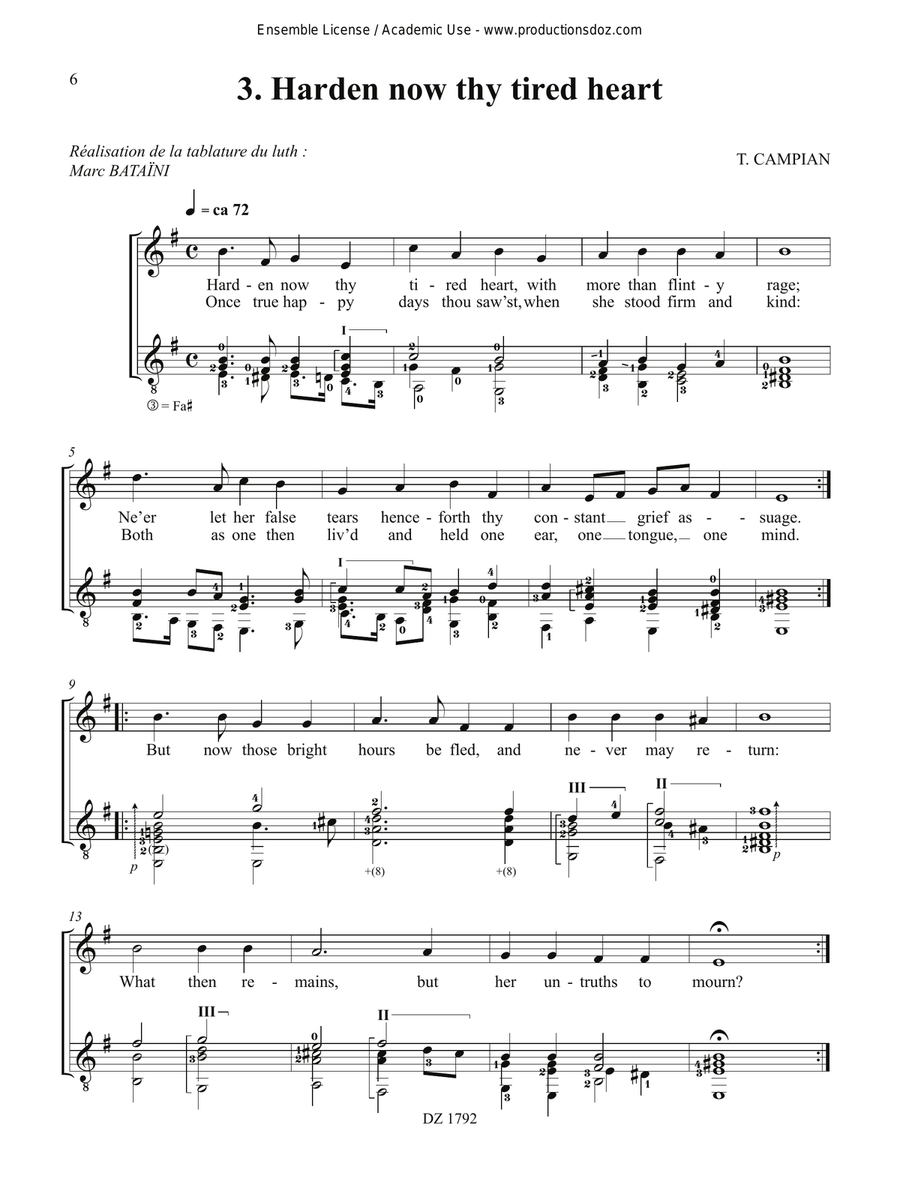 The Second Book of Ayres The Second Book of Ayres Classical Guitar scores gallery preview page 6