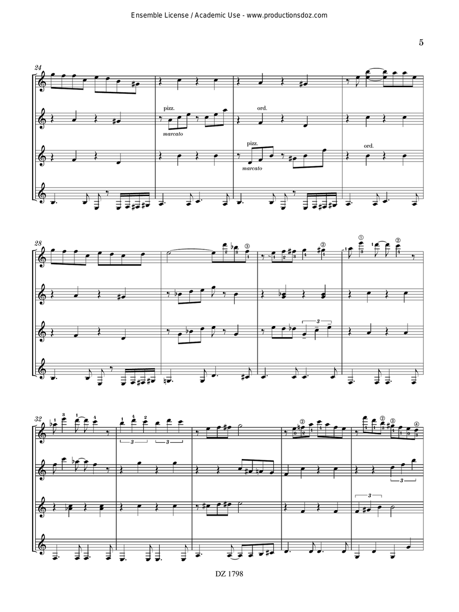 As the Seasons Go By As the Seasons Go By Guitar Ensemble scores gallery preview page 5