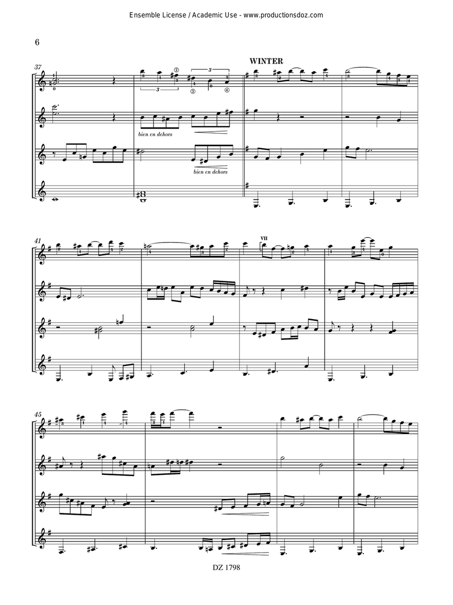 As the Seasons Go By As the Seasons Go By Guitar Ensemble scores gallery preview page 6