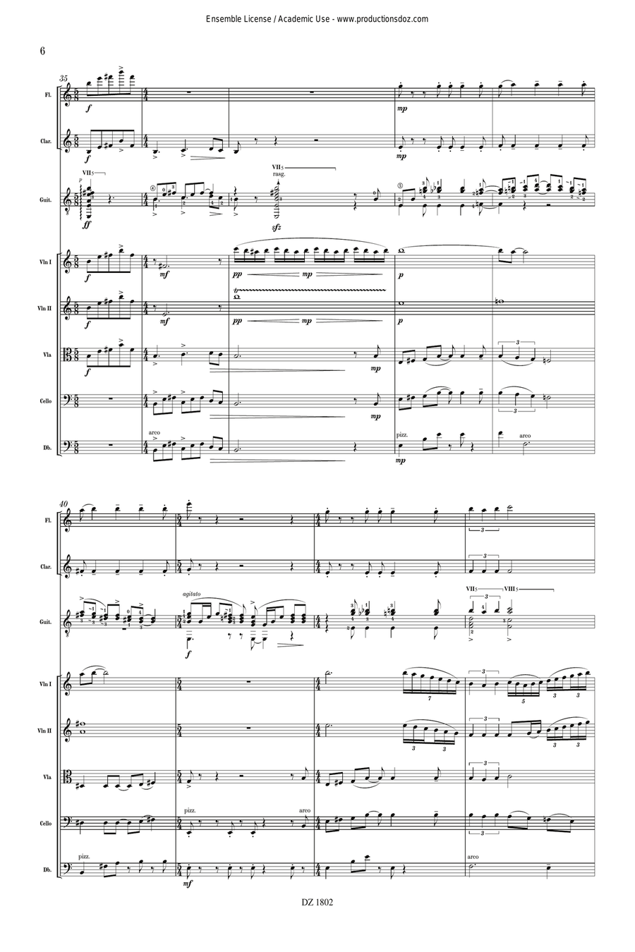 Cantilenae (score) Cantilenae (score) Orchestra scores gallery preview page 6