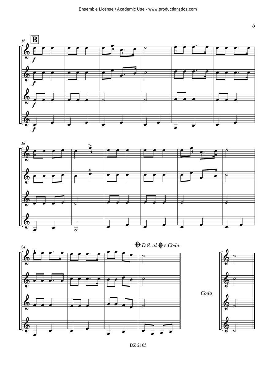 Quatuors en herbe, vol. 2 Guitar Ensemble scores gallery preview page 5