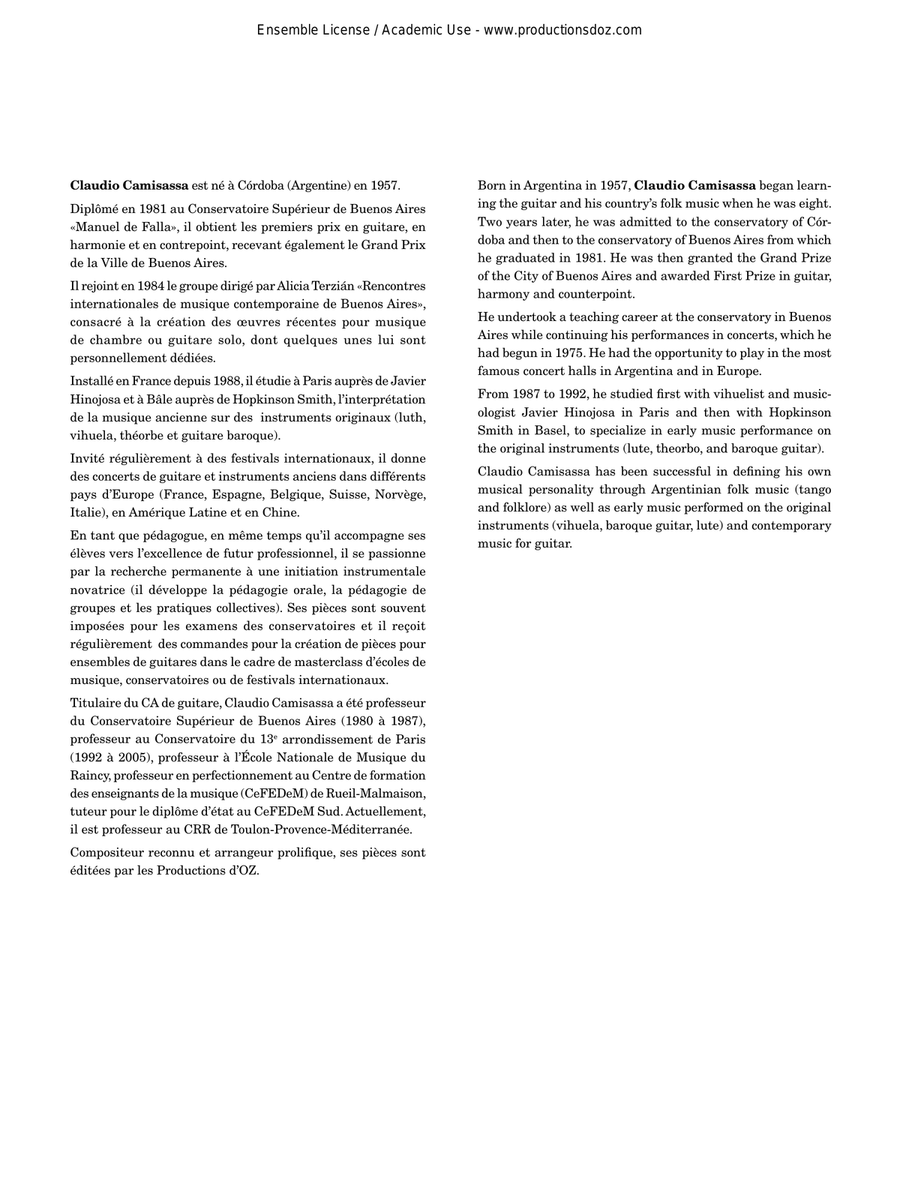 Banda oriental Banda oriental Guitar Ensemble scores gallery preview page 2