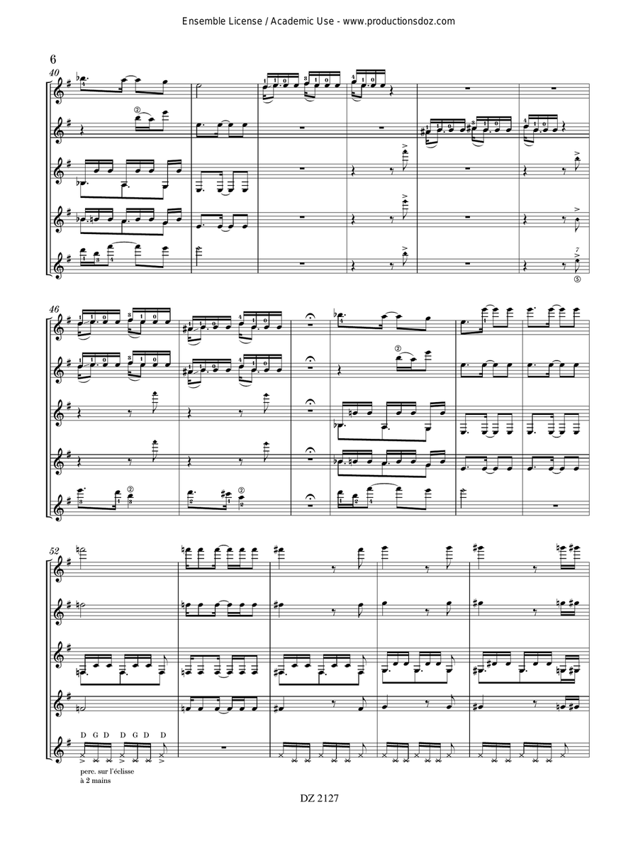Banda oriental Banda oriental Guitar Ensemble scores gallery preview page 6