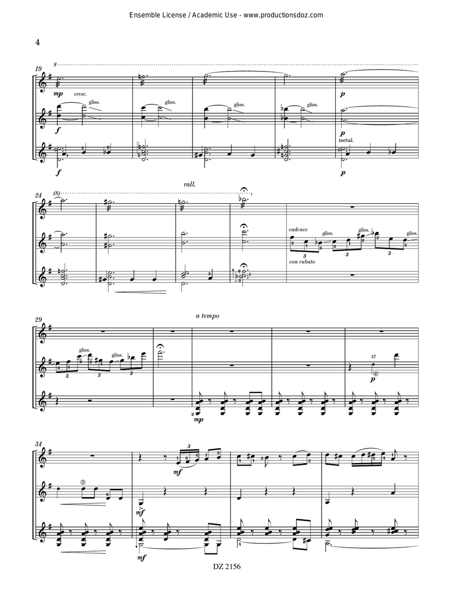 Time Go Time Go Guitar Ensemble scores gallery preview page 4