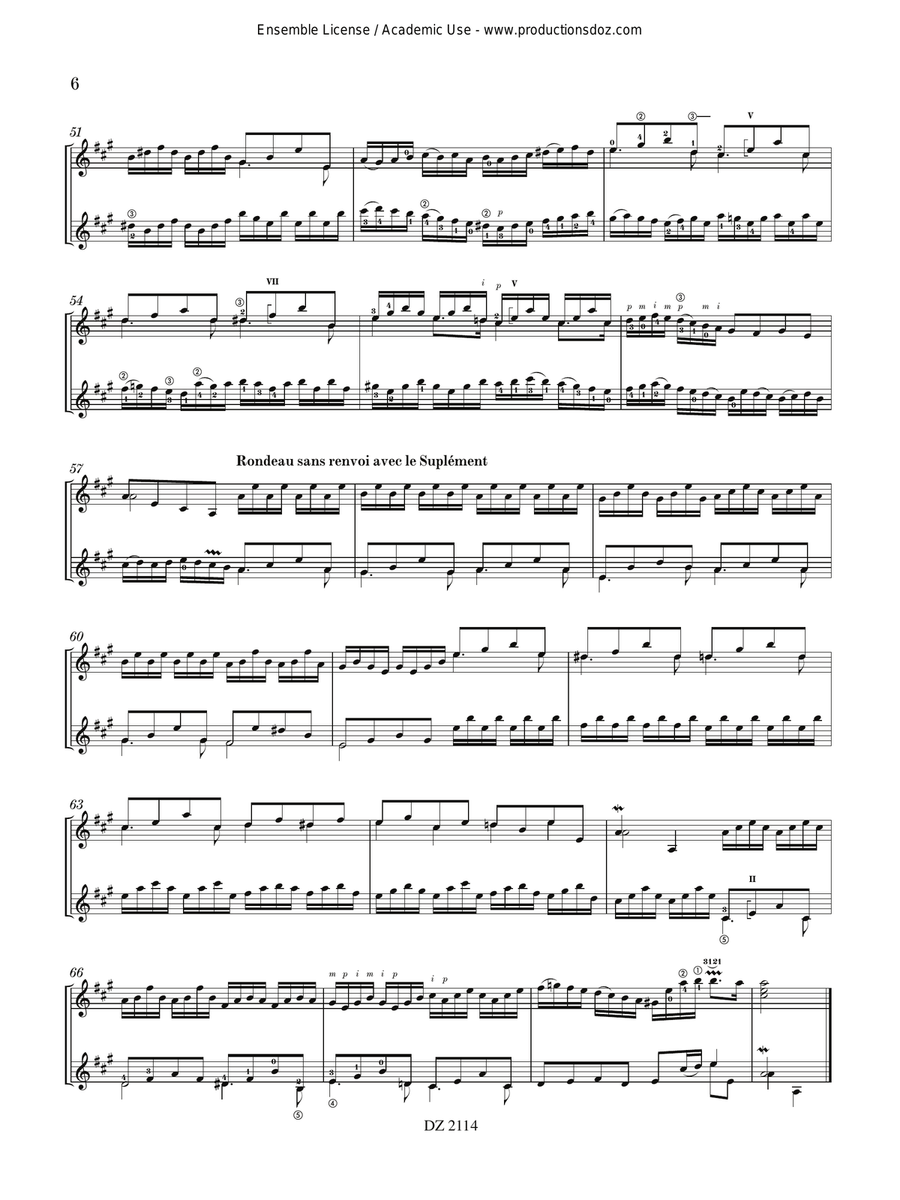 Le tic-toc-choc Classical Guitar scores gallery preview page 6