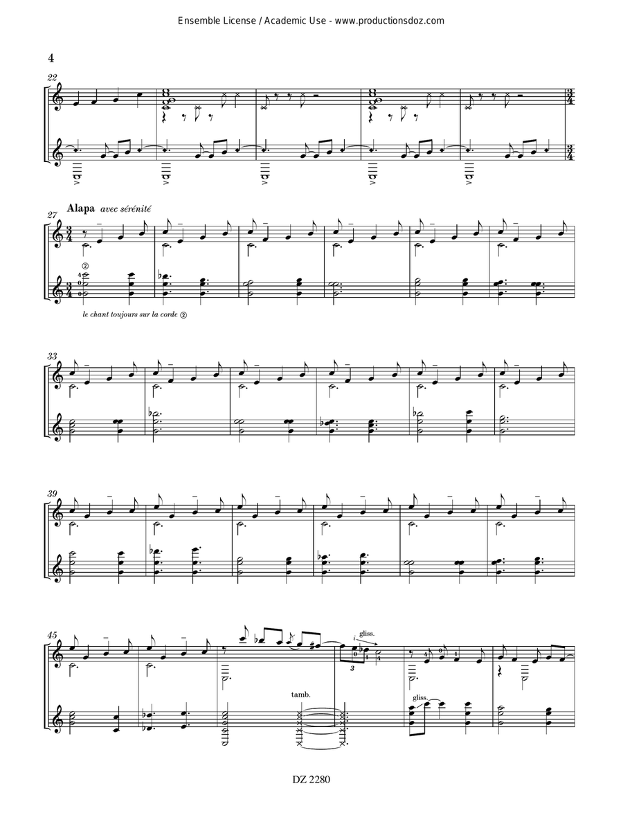 Rãgã y bulerías II Rãgã y bulerías II Classical Guitar scores gallery preview page 4