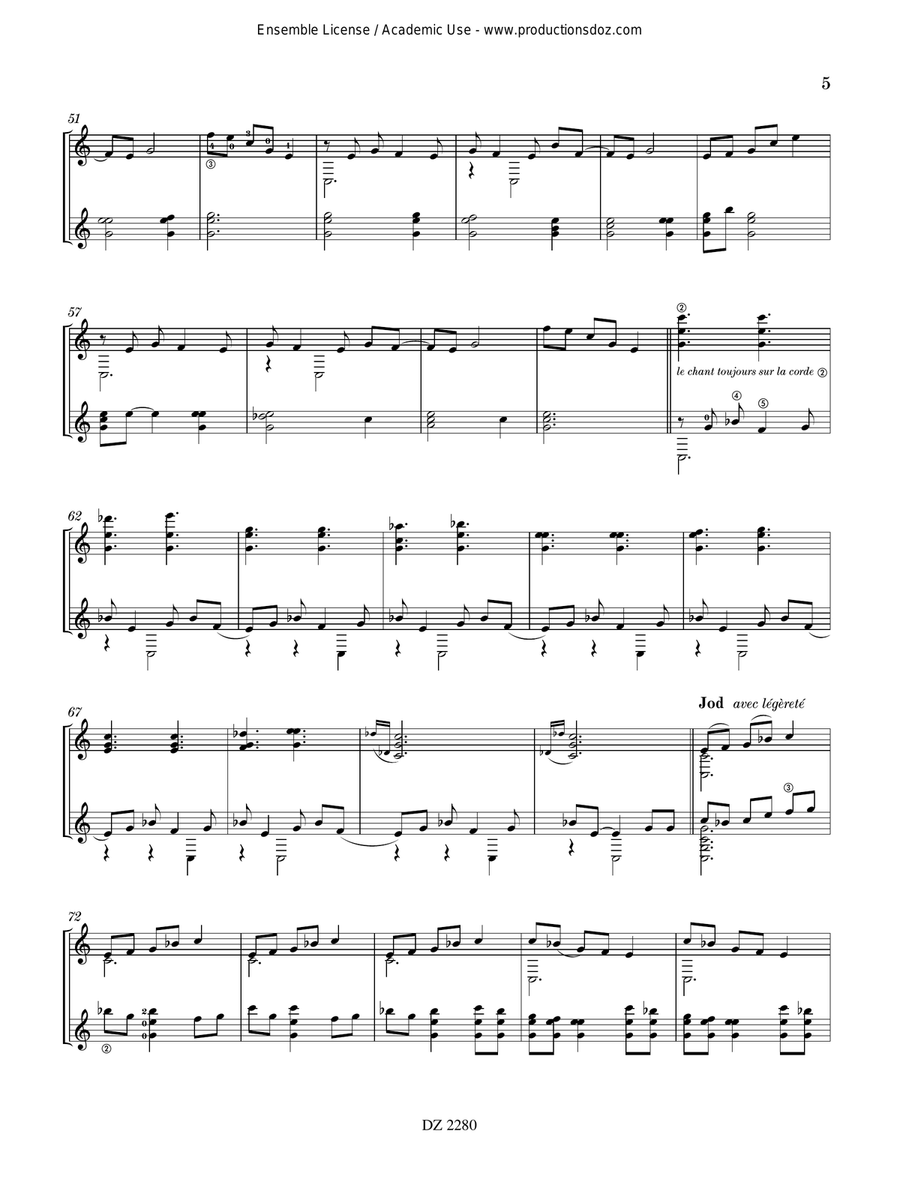 Rãgã y bulerías II Rãgã y bulerías II Classical Guitar scores gallery preview page 5