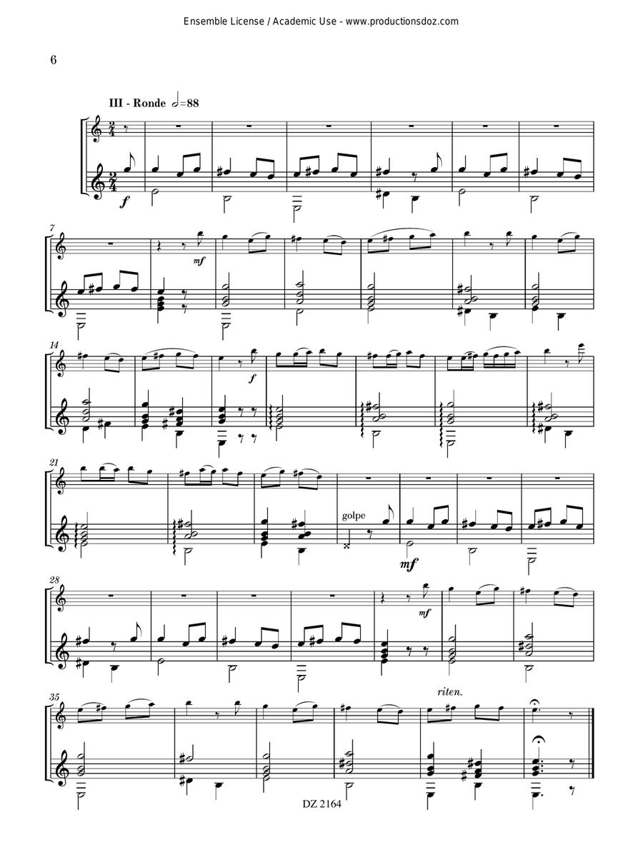 Hommage au Siècle d’or Hommage au Siècle d’or Flute scores gallery preview page 6