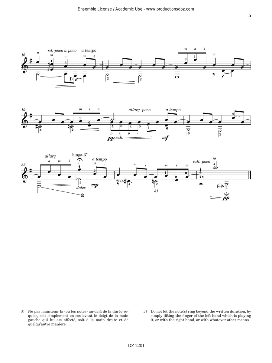 Les 100 de Roland Dyens - L’intégrale, vol. 1 Classical Guitar scores gallery preview page 5