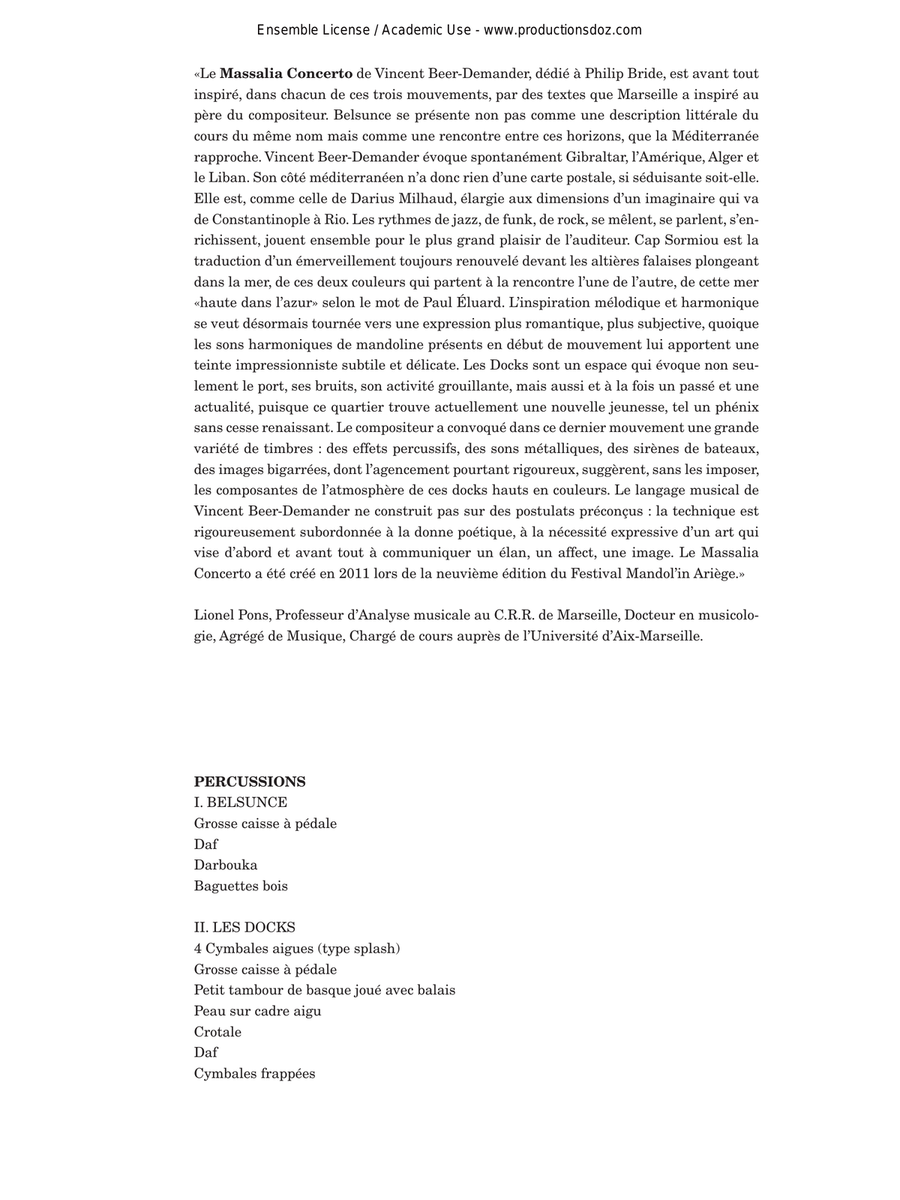 Massalia Concerto Massalia Concerto String Orchestra scores gallery preview page 2