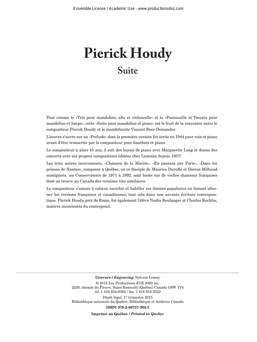 Suite Suite Piano Accompaniment scores gallery preview page 2