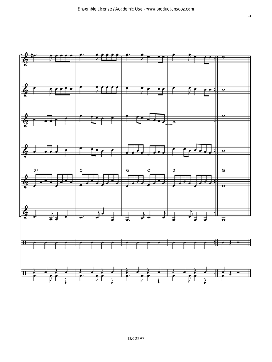 Séquences en «Kit», vol. 3 - non reproductible Score scores gallery preview page 6