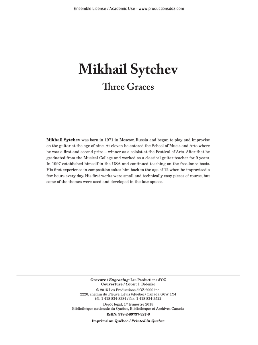 Three Graces Three Graces Classical Guitar scores gallery preview page 2