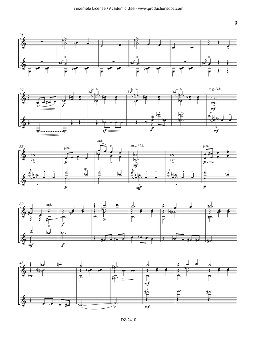 Three Graces Three Graces Classical Guitar scores gallery preview page 4