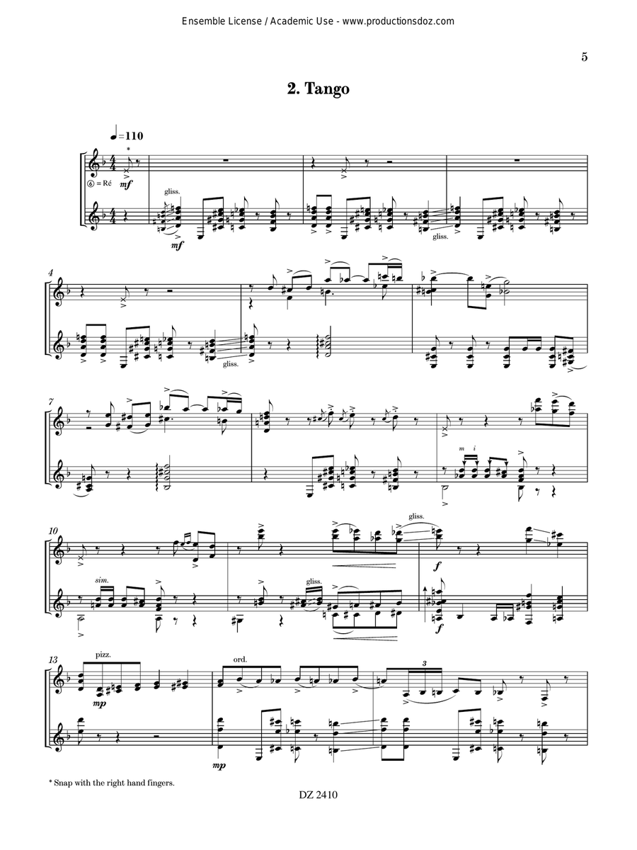 Three Graces Three Graces Classical Guitar scores gallery preview page 6