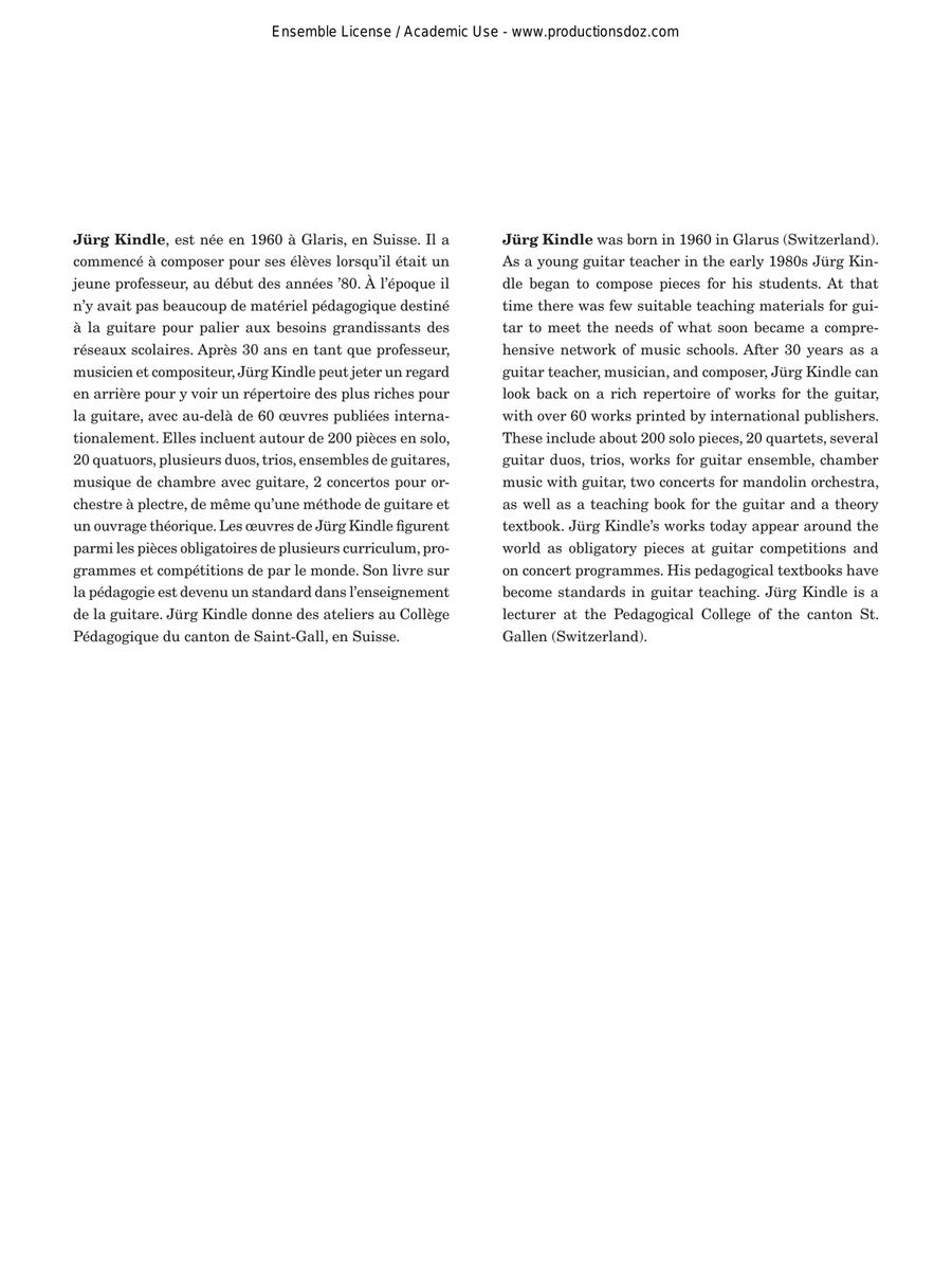 Divertimento No. 2 Divertimento No. 2 Guitar Ensemble scores gallery preview page 3