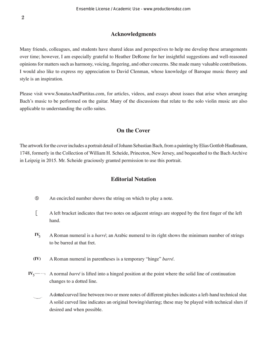 Cello Suite No. 1, 2, 3 Cello scores gallery preview page 2