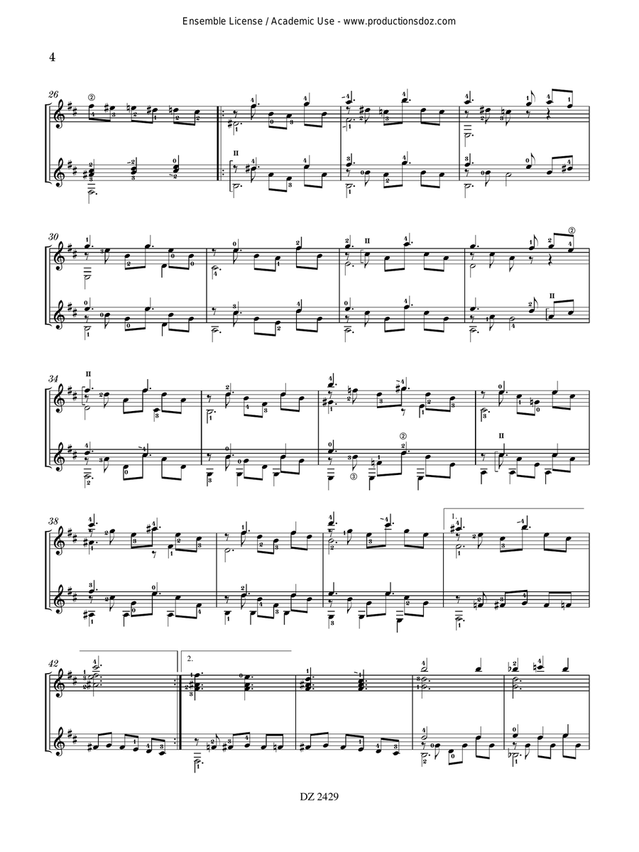 A Rainbow for Minoru A Rainbow for Minoru Classical Guitar scores gallery preview page 4