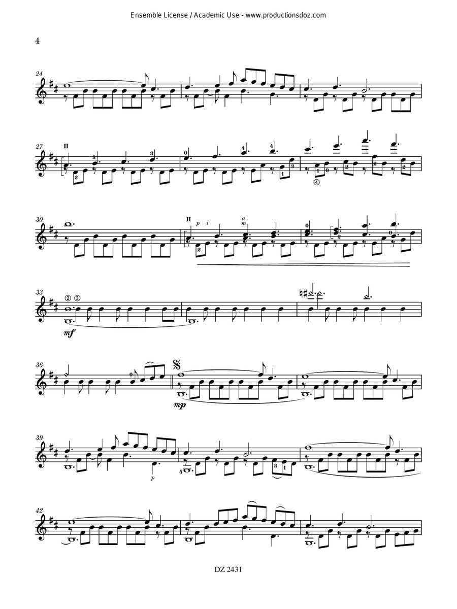 Prélude Prélude Classical Guitar scores gallery preview page 4