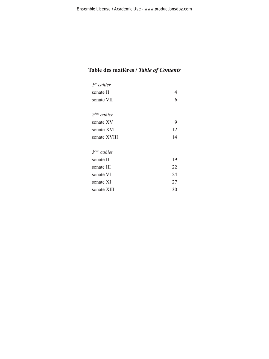 10 Sonates 10 Sonates Classical Guitar scores gallery preview page 2