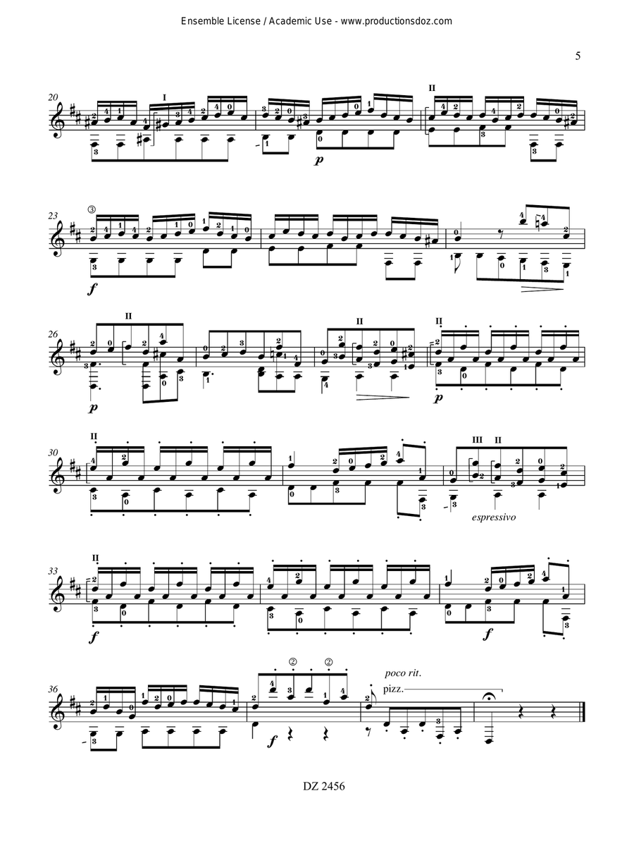 10 Sonates 10 Sonates Classical Guitar scores gallery preview page 5
