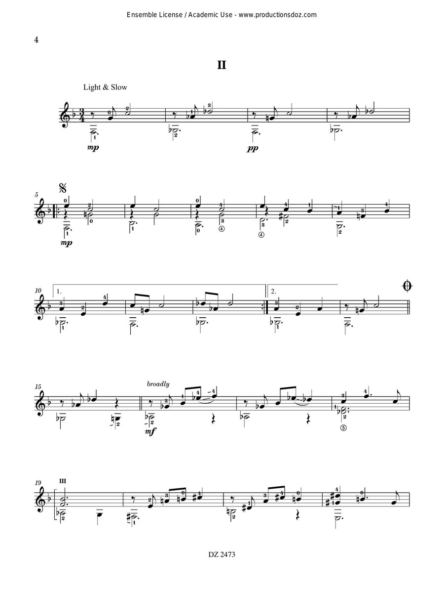 12 Semi-Simple Jazzy Studies Electric Guitar scores gallery preview page 4