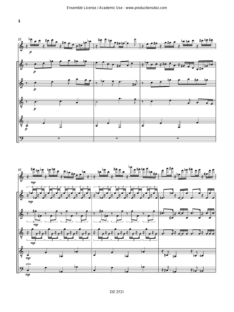 Paname Concerto Paname Concerto Orchestra scores gallery preview page 4